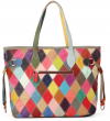 Patchwork Multicolour Leather Tote Bag